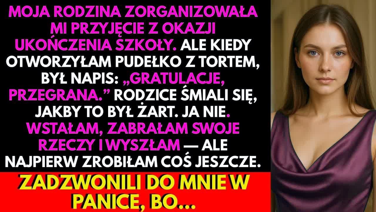 ＂Gratulacje, Przegrany!＂ – Napisał Tort. Spakowałam Swoje Rzeczy I Wyszłam,Ale Wcześniej Zrobiłam To