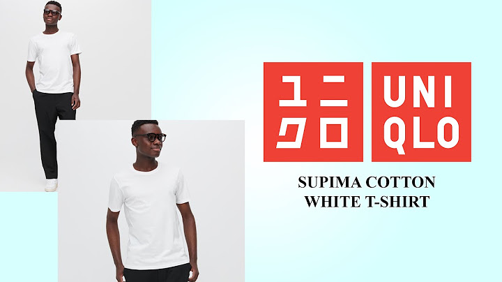 Uniqlo supima cotton t shirt review