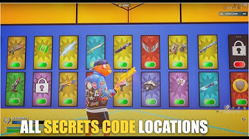 SUPER PIT UNC MAP FORTNITE CREATIVE - ALL SECRETS CODE LOCATIONS (SECRET ROOM)