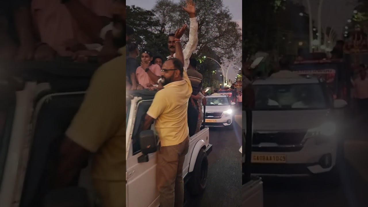 satish sail karwar ankola MLA rally in ankola