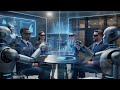 Futuristic corporate • AI economy • Cyber-modern • Cinematic • Innovation • Global digital transform