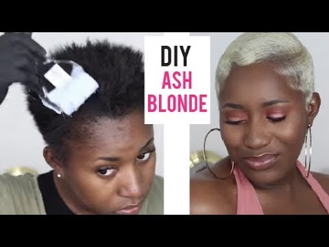 Diy Ash Blonde Hair Color Tutorial Youtube