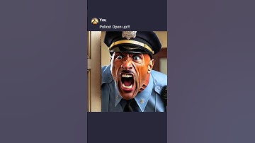Police, Open Up! (AI |Dwayne and Arnold Edition) #ai #chatgpt #aiart