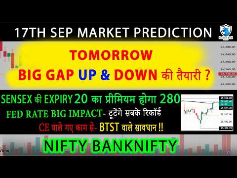 Nifty Prediction & Sensex Analysis for Tomorrow & market news | 17 Sep 2026 | 📈🚀 SENSEX EXPIRY