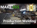 Buried in work production welding to earn a profit