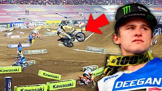 Haiden Deegan Wins The SuperMotocross Championship (iPhone 15 Pro Footage)