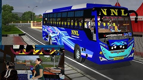Amazing NNL Bus passenger view In bus simulator Indonesia 3.7.1