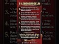 5 LEBENSREGELN, DIE ALLES VERÄNDERN! 🧠🔥