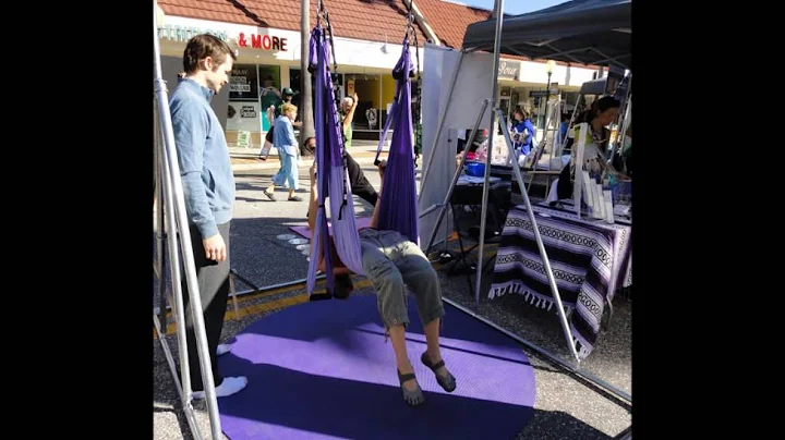Aerial Yoga in Sarasota at ReFlex Arts