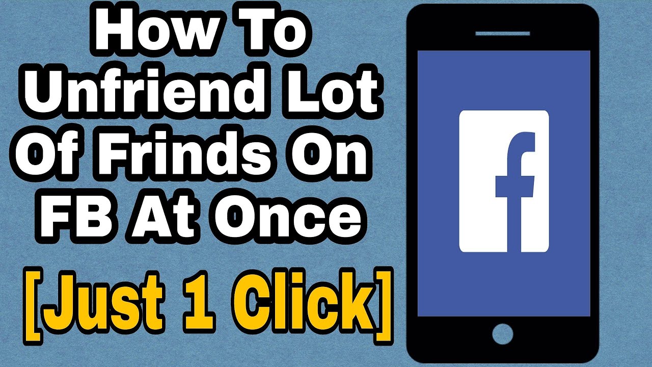 how to unfriend multiple friends in facebook - Delete friends on
