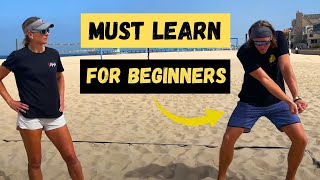 HOW TO PASS AND HIT IN BEACH VOLLEYBALL - FOR BEGINNERS screenshot 4