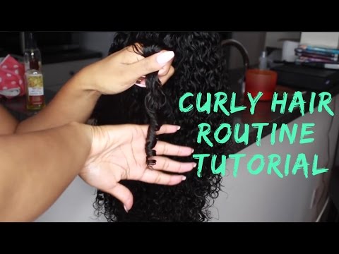 Curly Hair Routine Tutorial—How To Wash and Maintain curly wigs 
