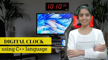 How to make Clock using C++ | Simple Digital clock using C++ |