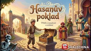 🎧 Hasan's Treasure - Fairy Tale | AudioBook in CZECH 🇨🇿 - English Subtitles screenshot 1