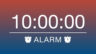 10 HOURS TIMER & ALARM - COUNTDOWN/ALARM CLOCK by The Chest 138 views 2 years ago 10 hours, 2 minutes