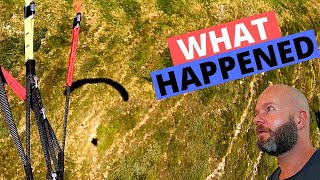 What happened!?   Paraglider huge collapse after takeoff  Incident analysis