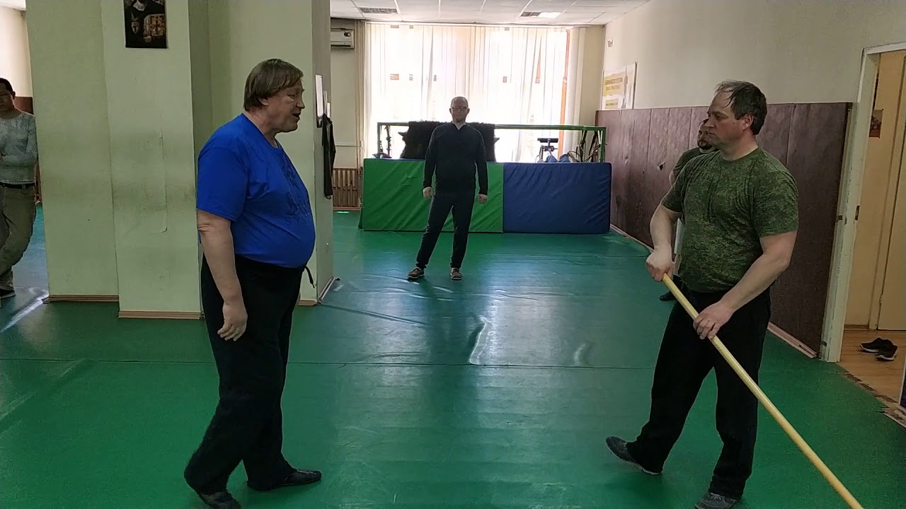 2019-05-18 Morning training. Stick special forces cap