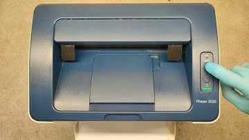 HOW TO PRINT CONFIGURATION REPORT ON XEROX PHASER 3020, TEST PAGE, CONFIGURATION PAGE