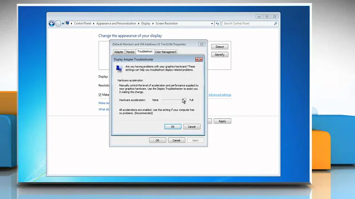 How to Enable or Disable Hardware Acceleration in Windows® 7