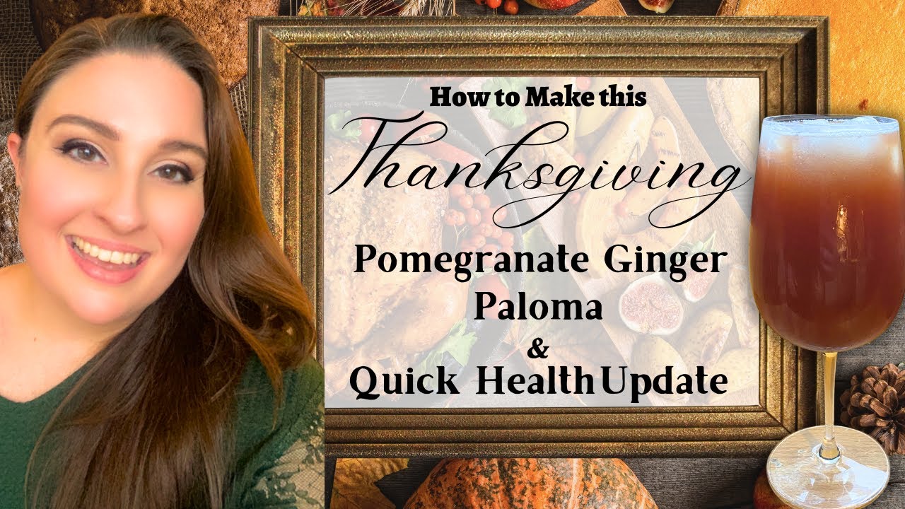 How to Make a Thanksgiving Pomegranate Ginger Paloma