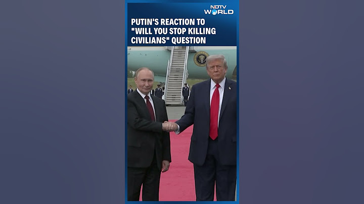 Reporter Asks About Civilian Killings, Watch How Putin Reacts