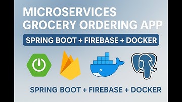 Build a Microservices-Based Grocery Ordering Platform | Spring Boot + Firebase + Docker