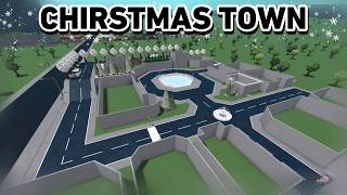 BUILDING A CHRISTMAS TOWN IN BLOXBURG