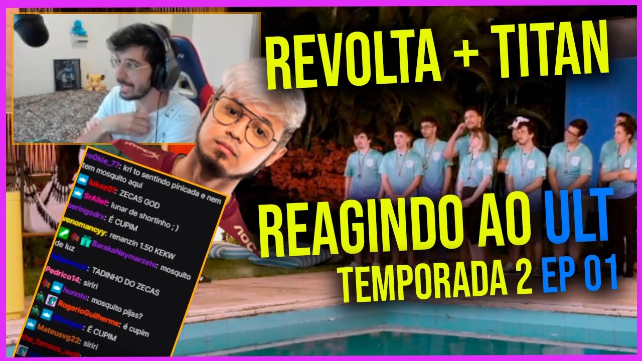 REVOLTA e TITAN reagindo ao ULT - DESAFIO COMBATE