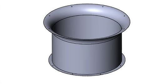 Hogi Hydraulic automatic Flanging punching machine for Ventilation Fan housing industrial axial fan