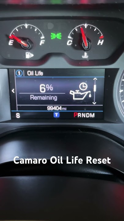 camaro-oil-life-reset-chevrolet-chevycamaro-camaross-chevy-shorts
