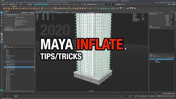 How To Inflate 3D Geometry in Autodesk Maya 2020