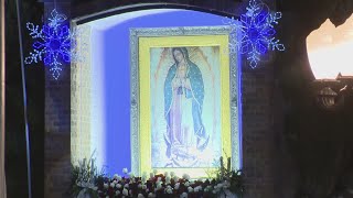 Thousands of Catholics brave bitter cold to visit shrine to Our Lady of Guadalupe in north suburban