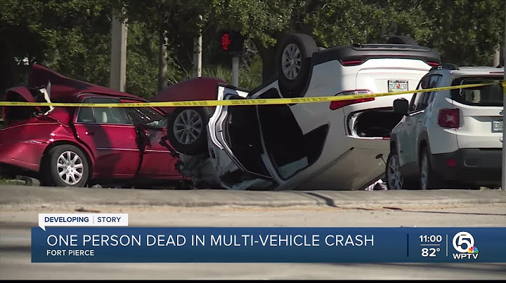 1 dead after Fort Pierce multi-vehicle crash