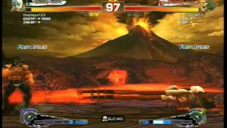 GameFAQs SSF4AE Go For Broke II Round 1 theplaya123 (El Fuerte) vs. laylow12 (Dhalsim)