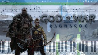 God of War Ragnarök OST - The Hammer of Thor [Piano Tutorial | Sheets | MIDI] Synthesia by Misha Kokh 28 views 3 weeks ago 3 minutes, 31 seconds
