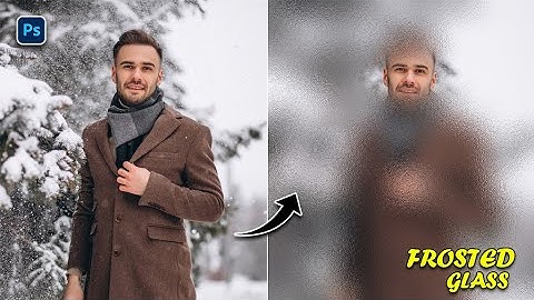 how to make frosted glass effect in photoshop | Easily make frosted glass effect in photoshop