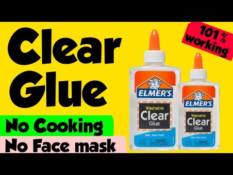Homemade clear glue, clear glue making
