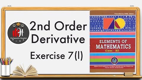 2nd Order Derivative | Exercise 7 (l)