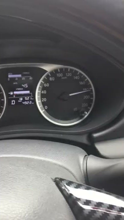 Almera 1.0 T (VL Spec try to top speed)