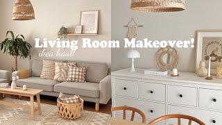 living room makeover 🛋 korean & scandish + ikea haul 📦