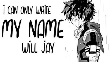 Nightcore → I Can Only Write My Name ♪ (Will Jay) LYRICS ✔︎