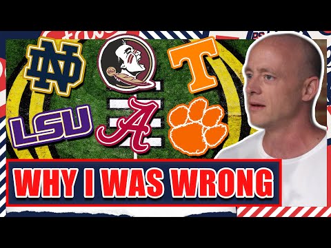 Thumbnail for I Was Wrong About LSU & Tennessee + How I Missed FSU & Alabama - Josh Pate Cut