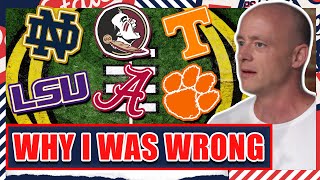 I Was Wrong About LSU & Tennessee + How I Missed FSU & Alabama - Josh Pate Cut
