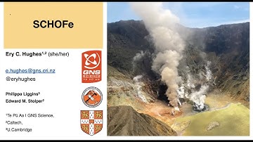 Modelling volatile behaviour in magmas IAVCEI workshop Part 2.4 - Introduction to SCHOFe