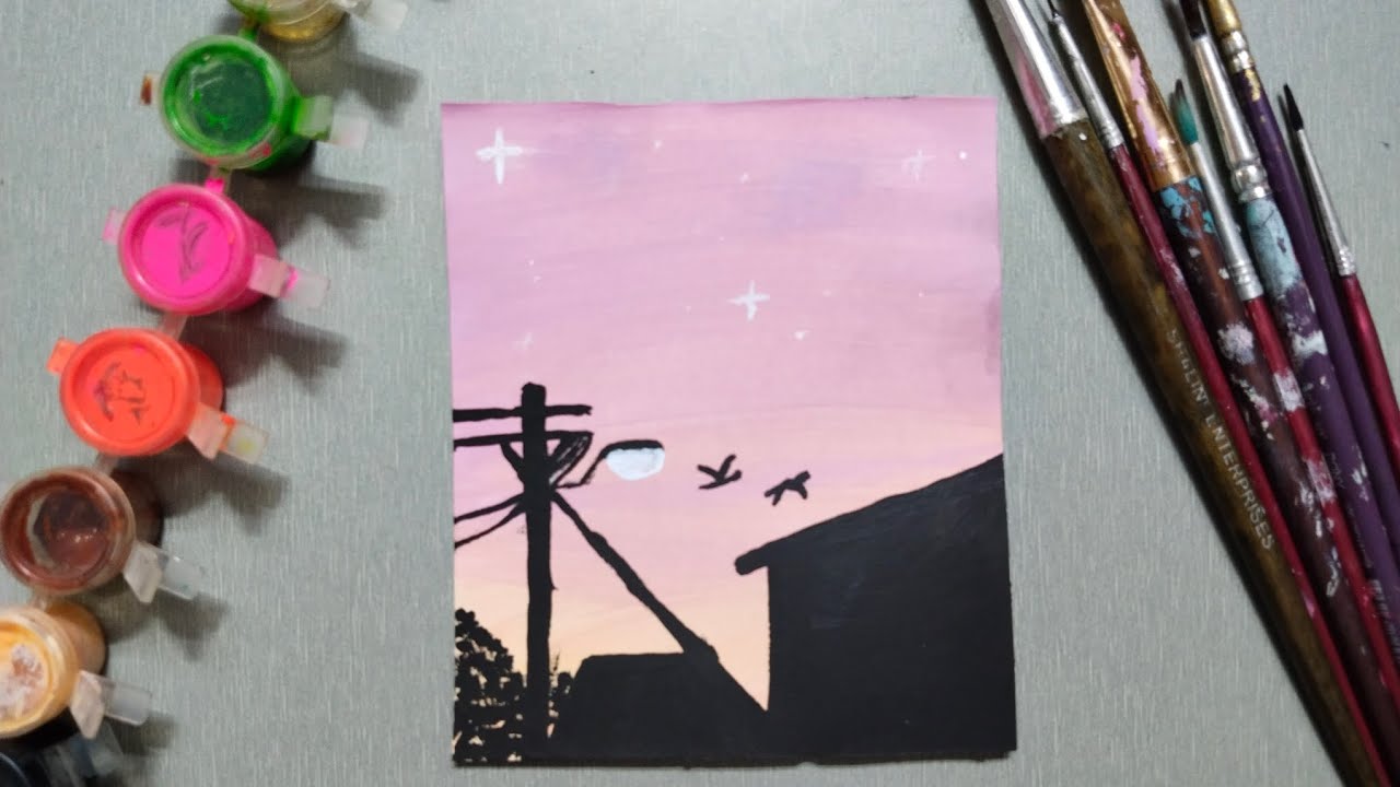 Acrylic painting 🖌️🎨#new #trend #trending #viral #art #drawing #painting #explore # ...