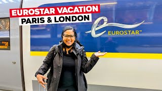 Eurostar Vacation Paris To London And Back To Paris On The Chunnel Train