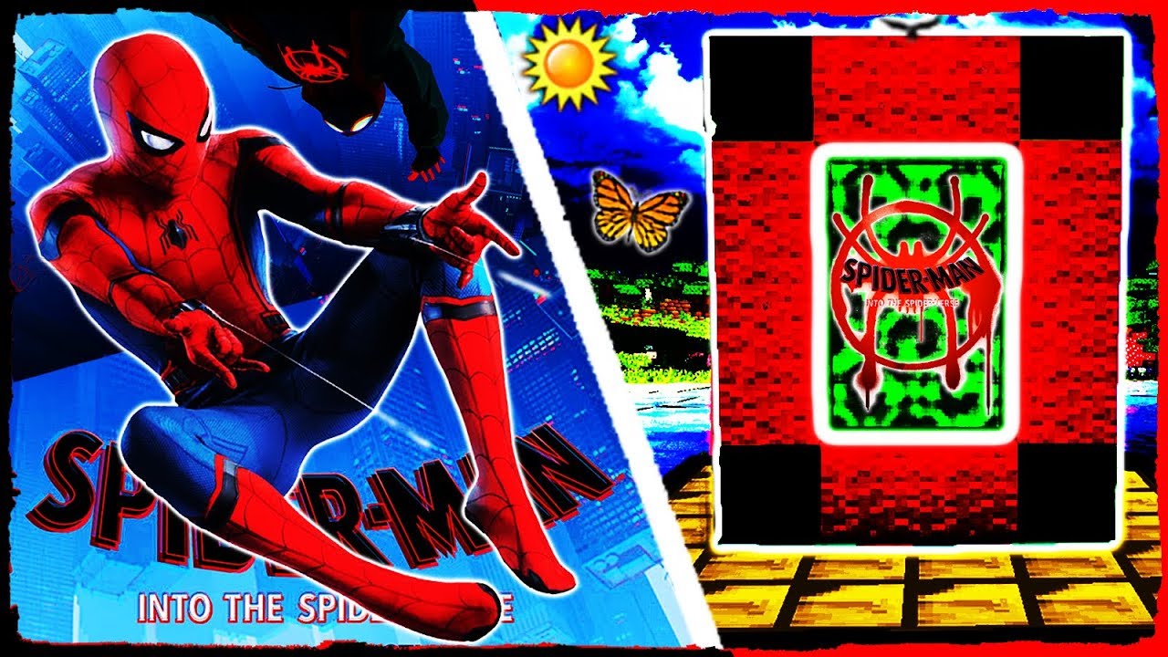 Minecraft Spiderman - How to Make a Portal to SPIDER-MAN!