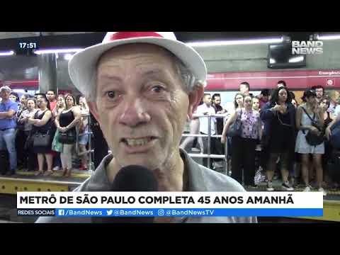 Metrô de São Paulo completa 45 anos amanhã cafe com jornal acabou