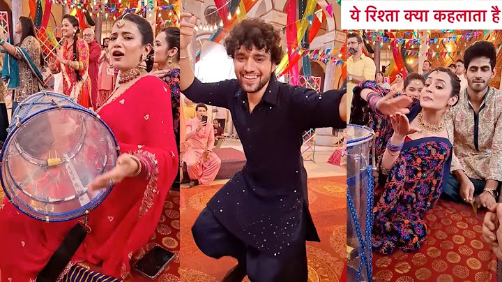 Yeh Rishta Kya Kehlata Hai: Sangeet Pr Abhira Ne Bajaya DHOL, Vidya Geetanjali Ne Lgaye Thumke