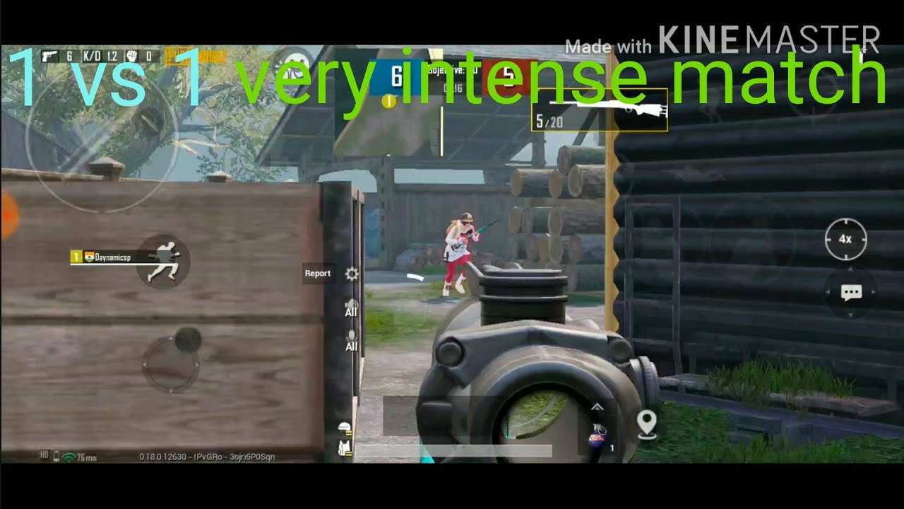 1 vs 1 TDM match | very intense match | Android 4 finger claw vs ...